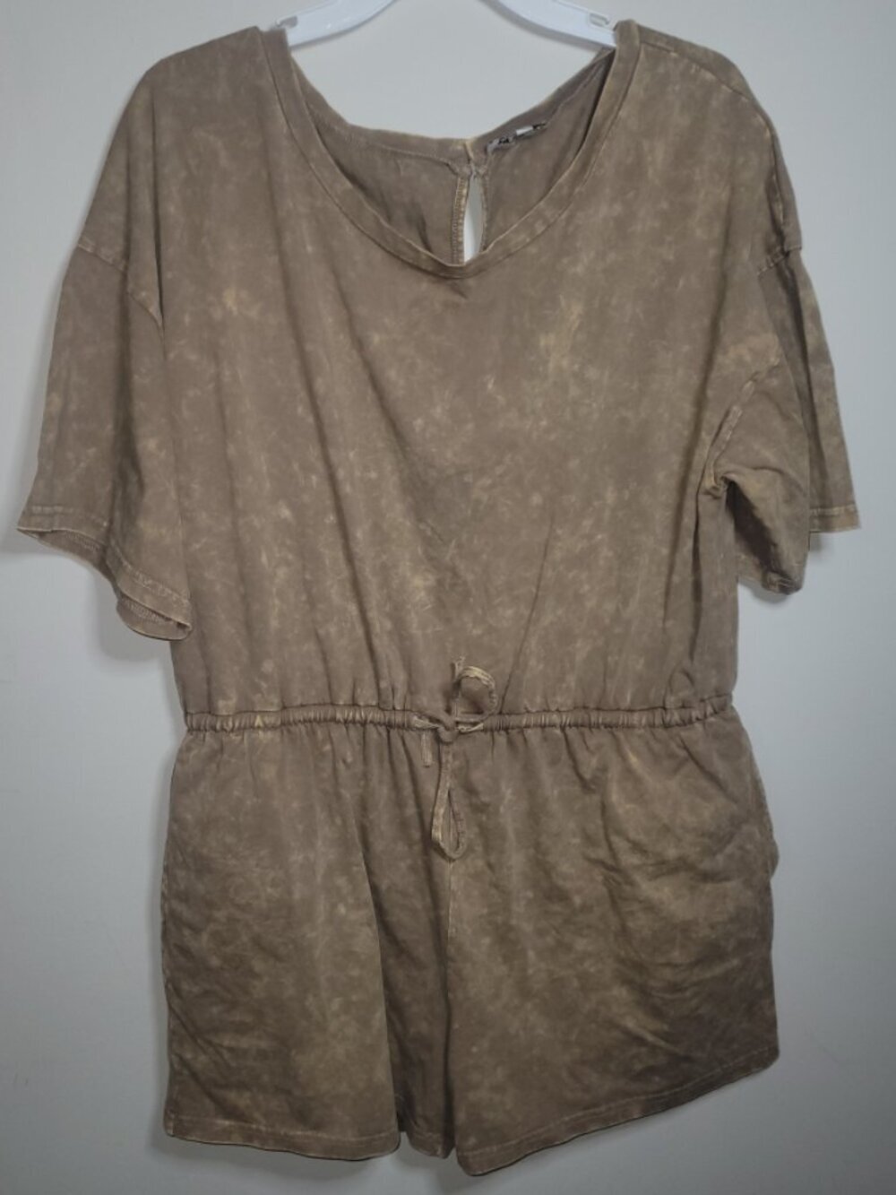 White Birch XL Brown Romper